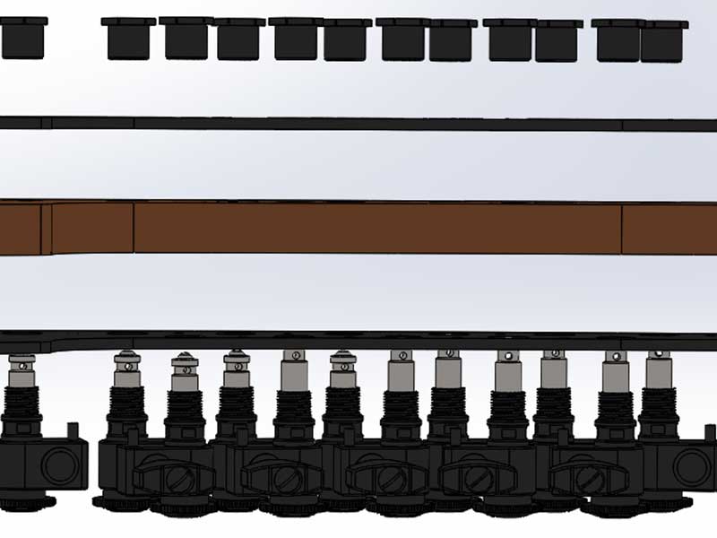 Parker Fly Headstock Exploded Assembly Render Side